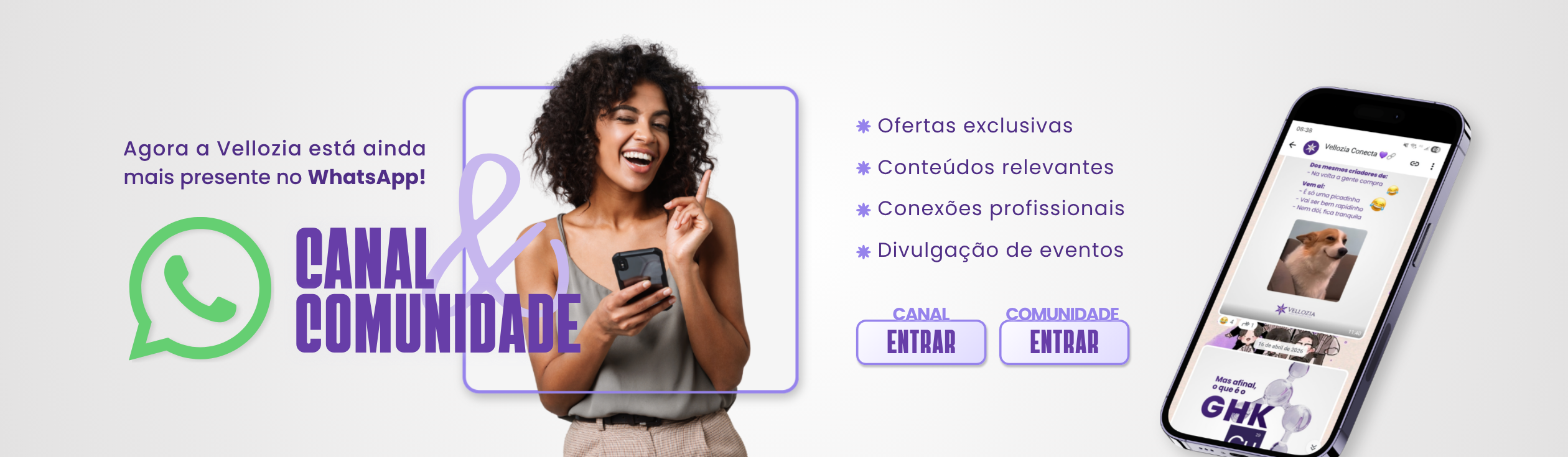 Banner canal da comunidade